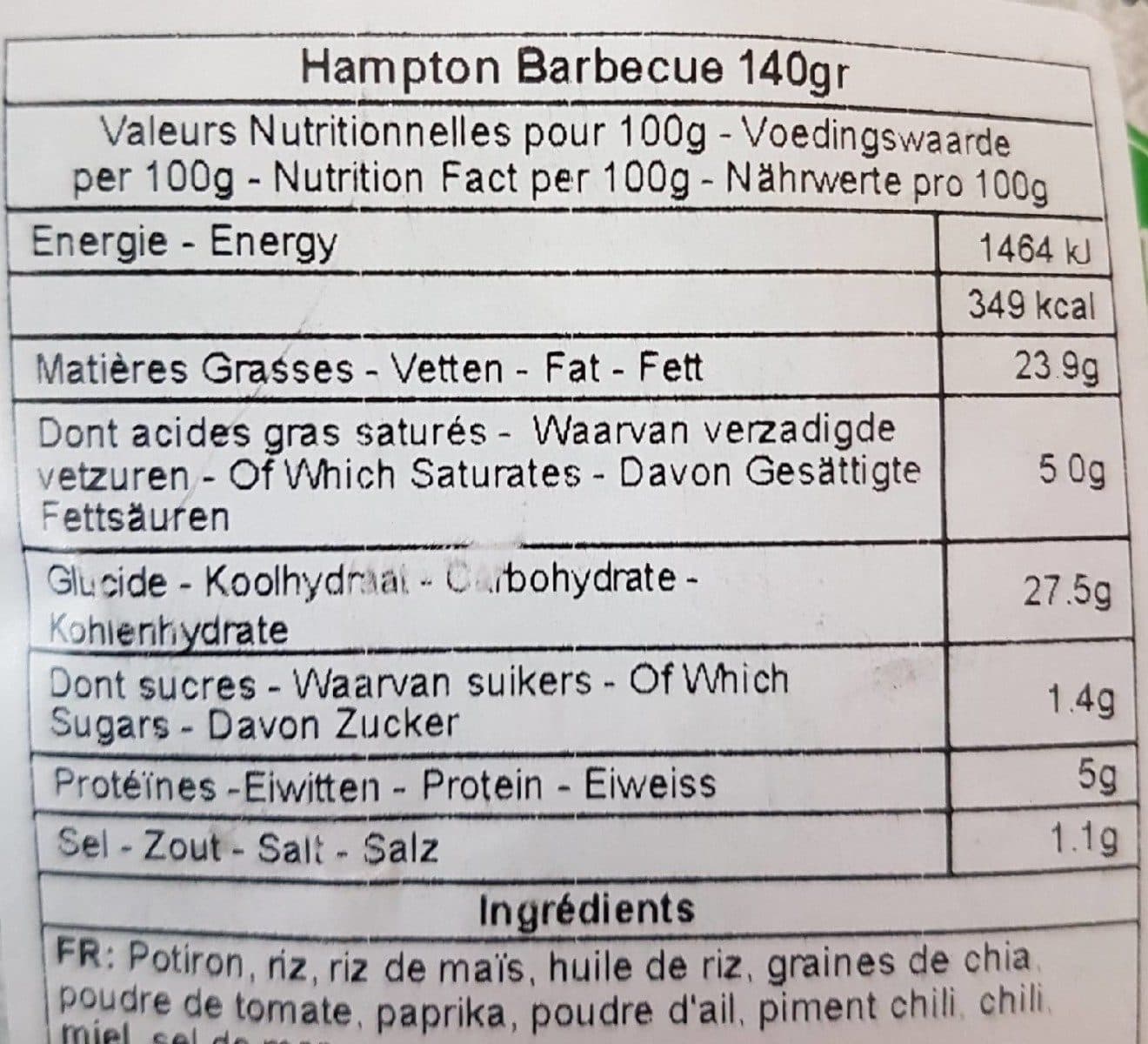 Open Food Facts Pumpkin crisps packshot