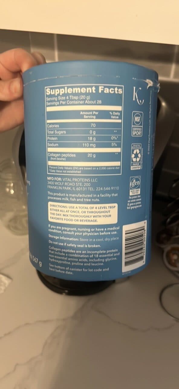 Vital Proteins Collagen Peptides packshot