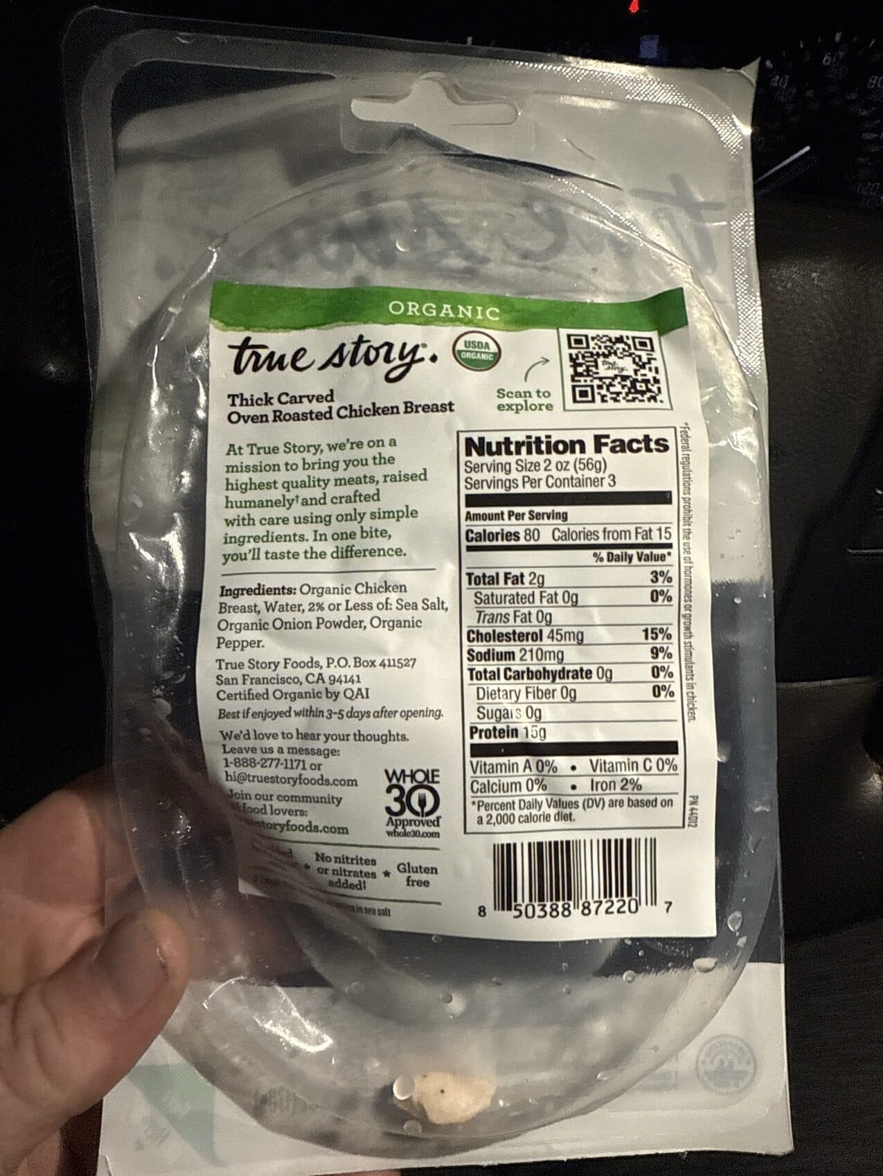 true story. Chicken Breast - Thick Roasted packshot