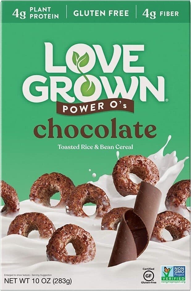 Love Grown Foods Cereal power os chocolate ounces packshot