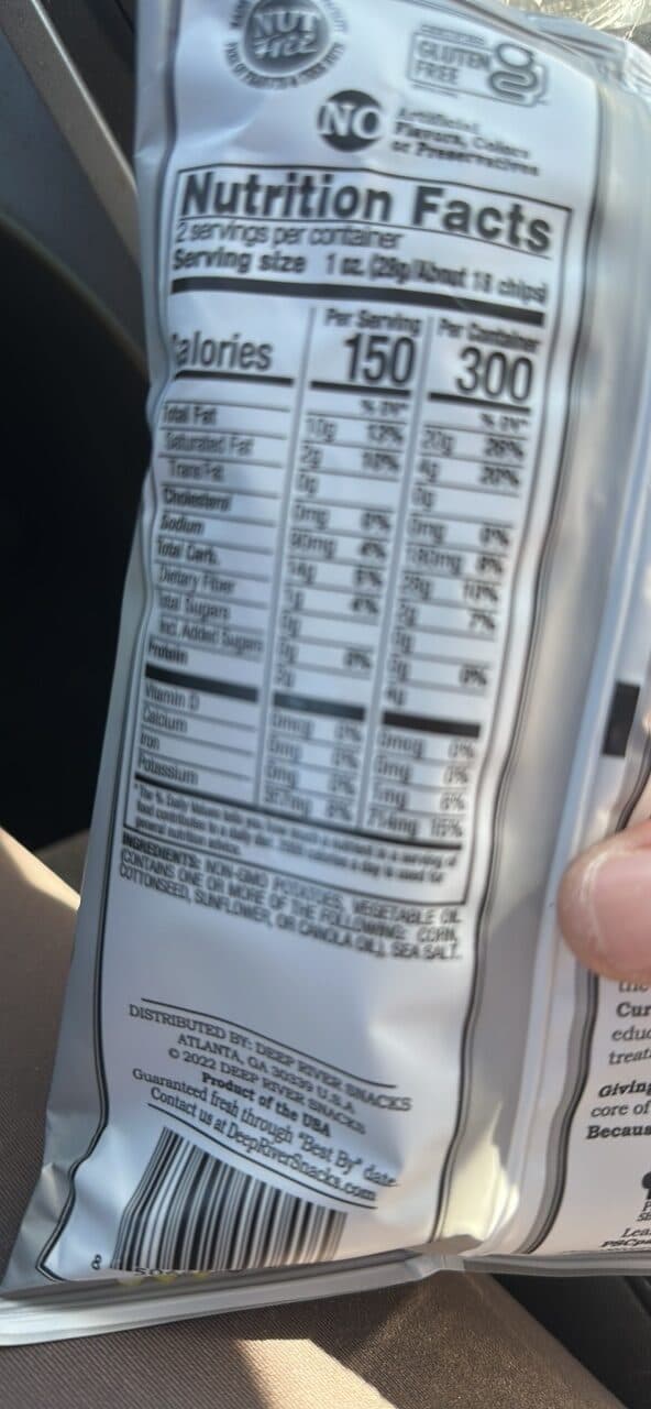 Deep River Snacks Original Sea Salt Kettle Cooked Potato Chips packshot