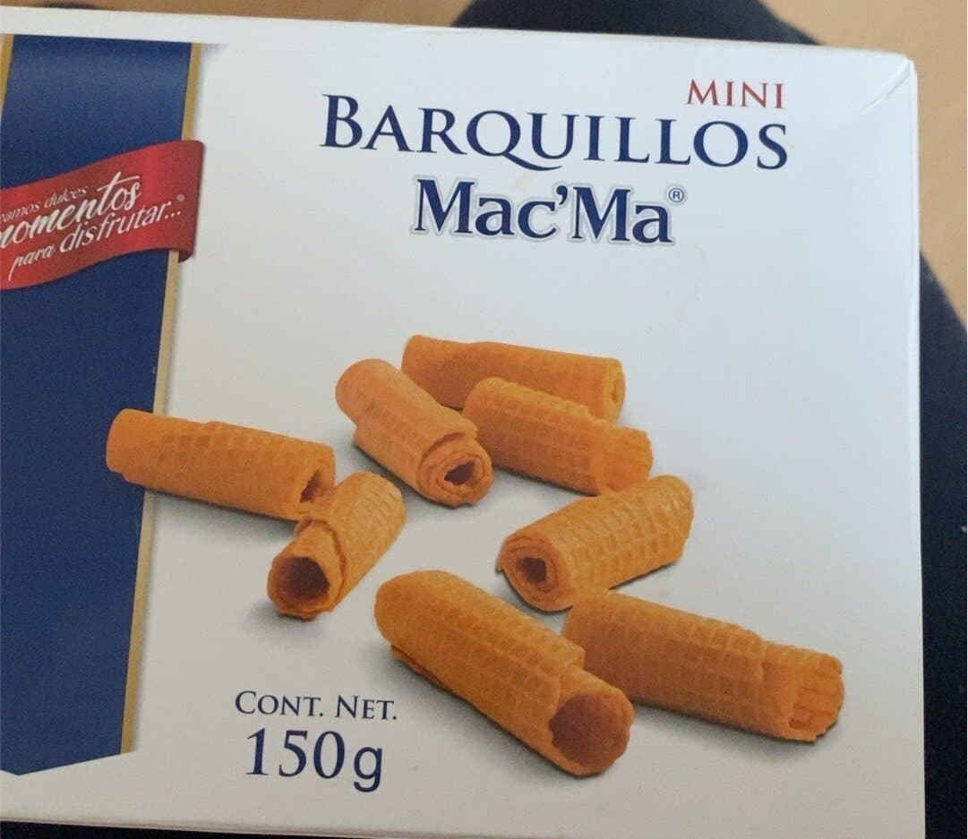 Mac'ma Barquillos packshot