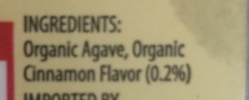 Chantico Chantico Agave Syrup - Cinnamon packshot