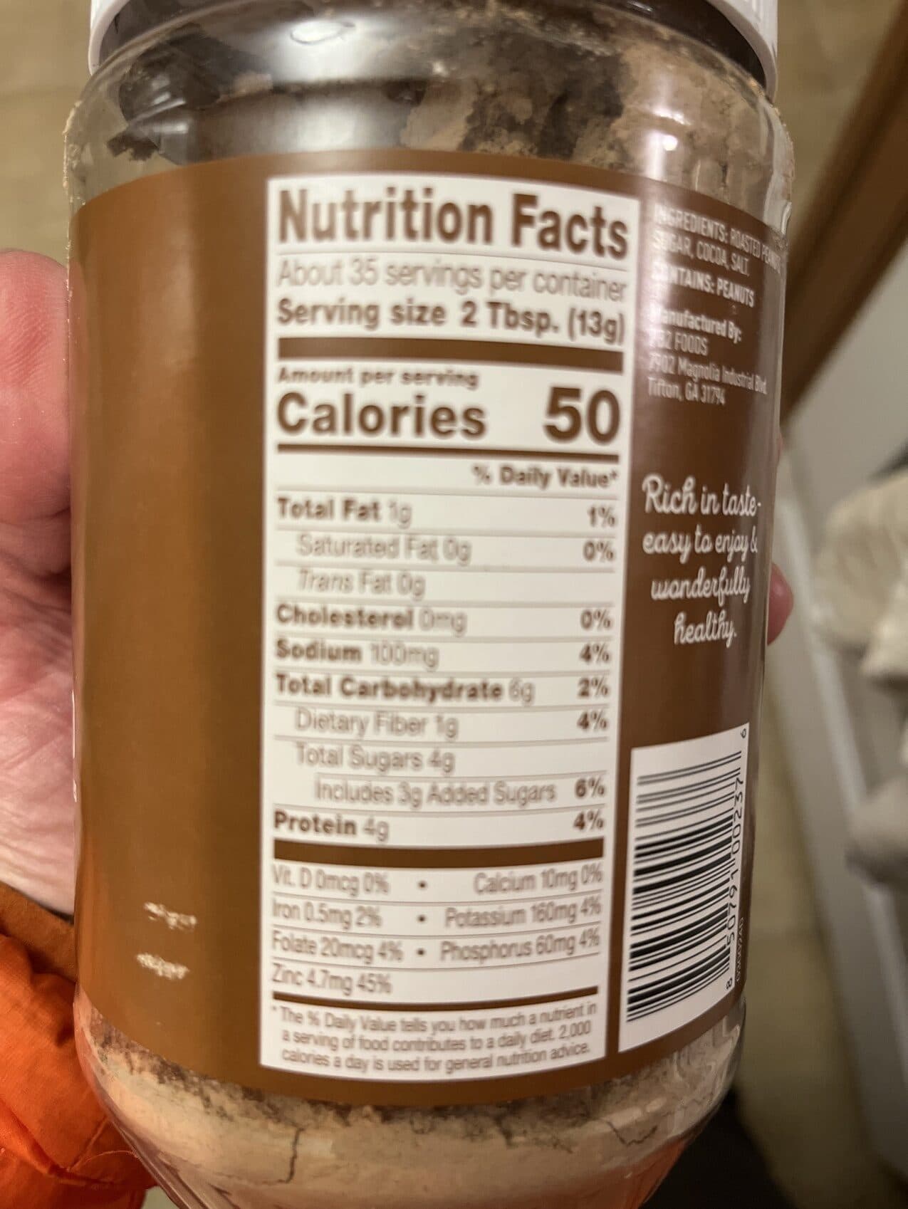 PB2 COCOA PEANUT POWDER packshot