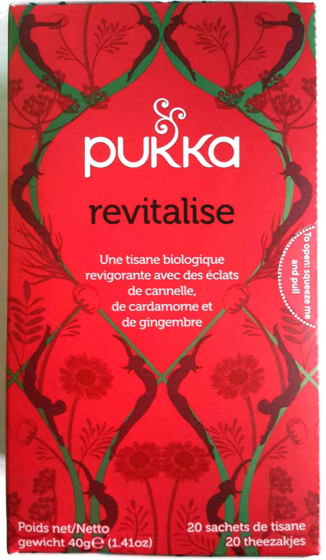 Pukka Tisane biologique revigorante packshot