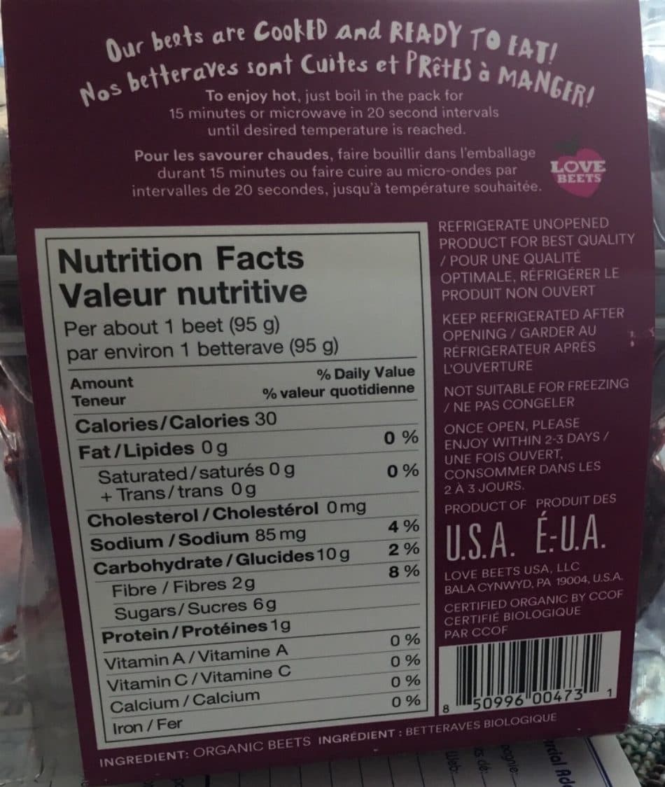 Love Beets Betterave packshot