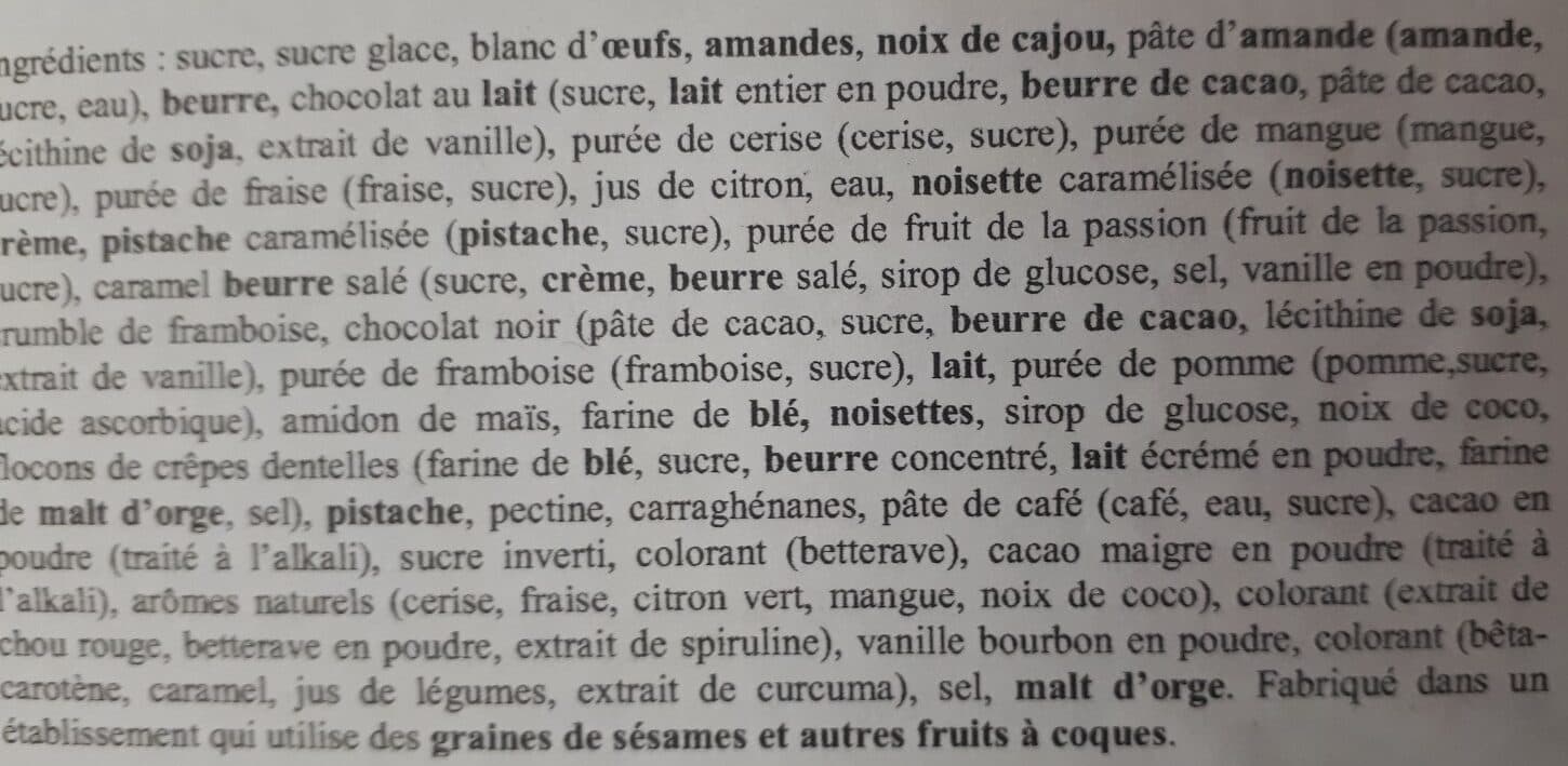 Open Food Facts The Original French Macaron packshot