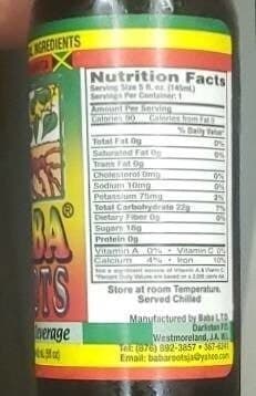 Baba Roots Energy Beverage packshot