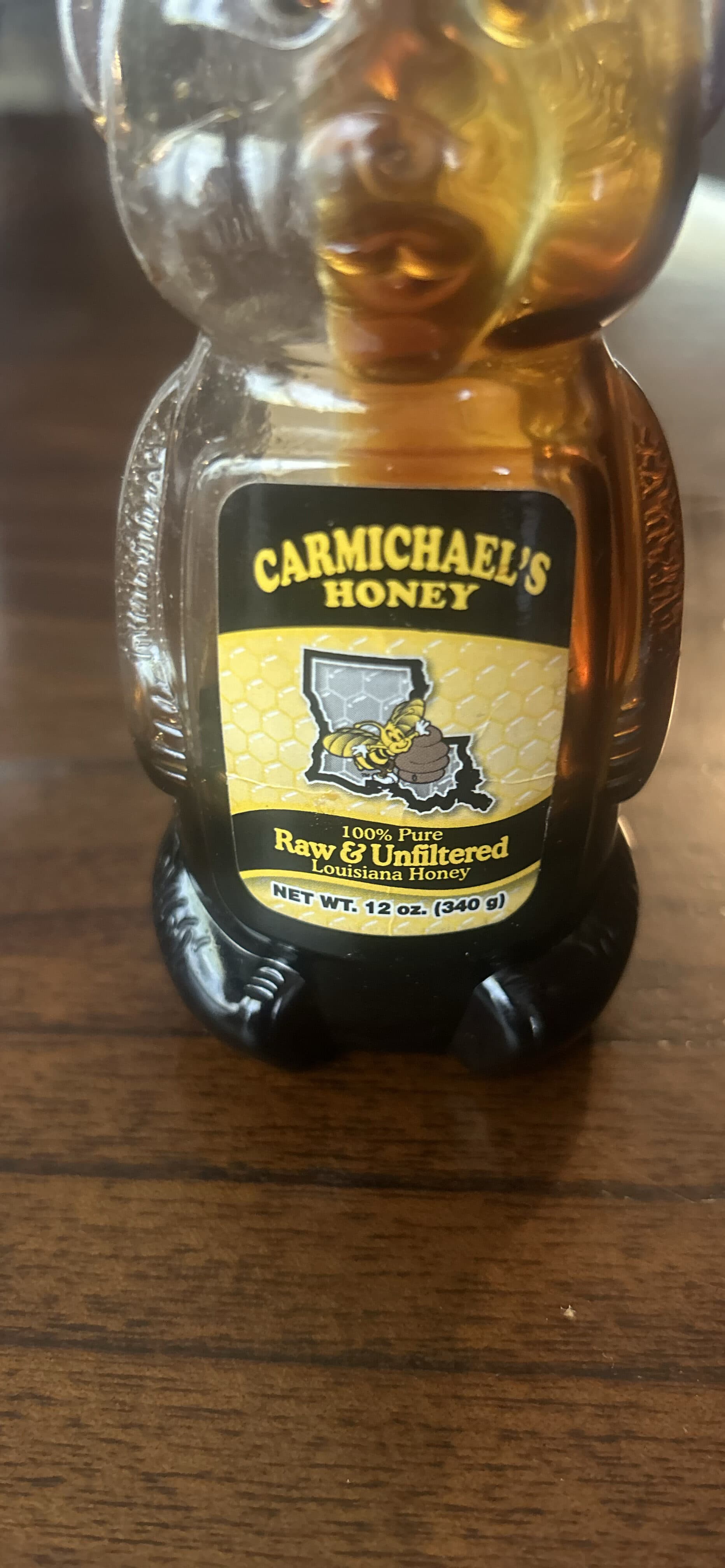 Carmichael's Honey Raw & Unfiltered Louisiana Honey packshot