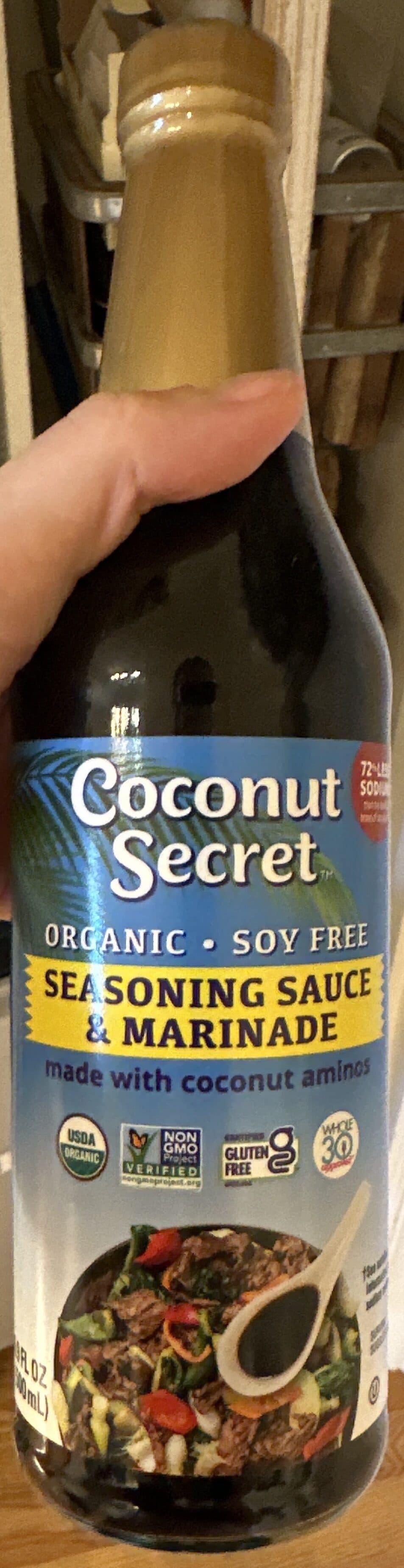 nutiva Coconut Secret coconut aminos Soy-Free Soy Sauce Alternative packshot