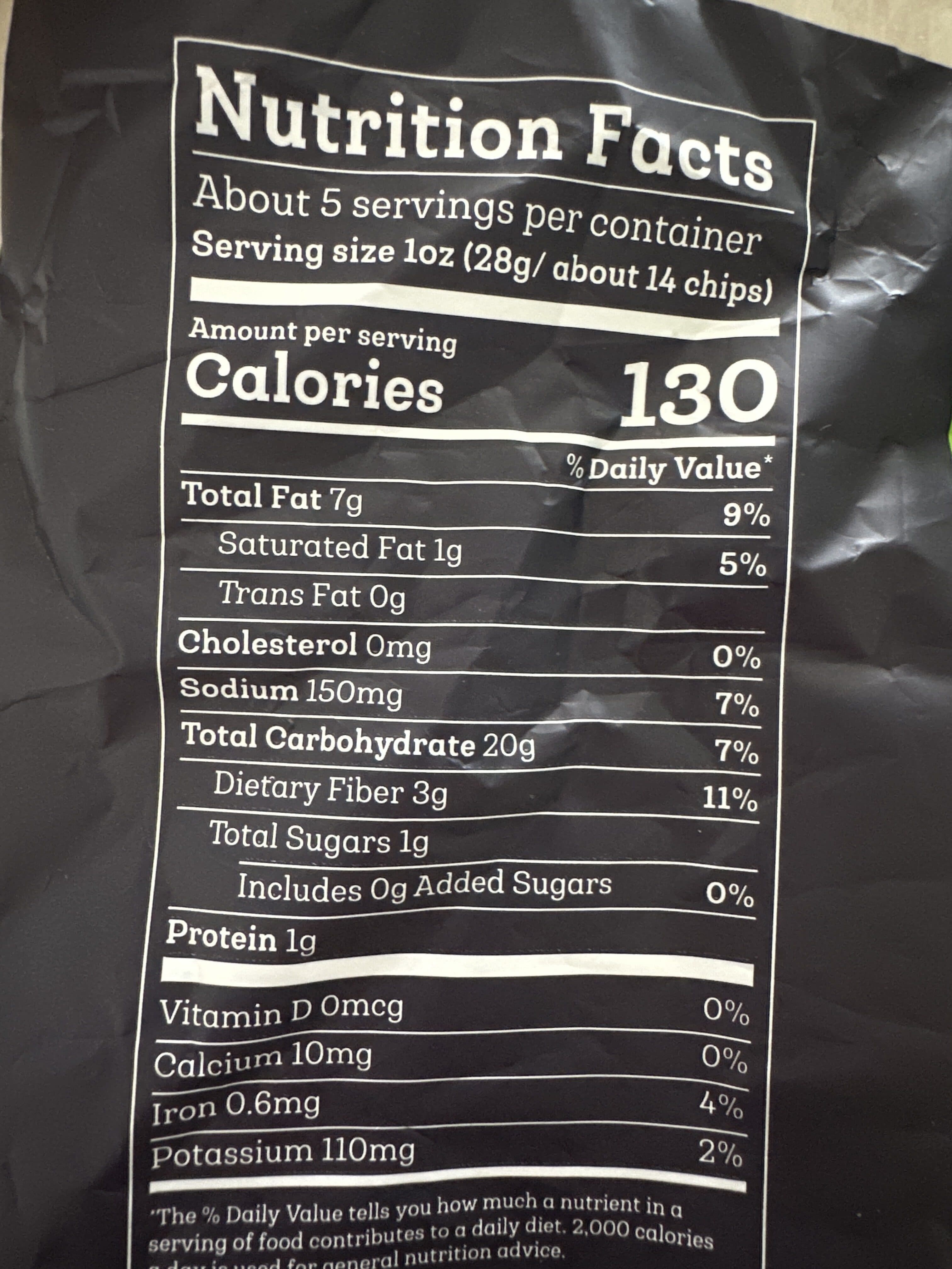 Siete Grain Free Tortilla Chips packshot