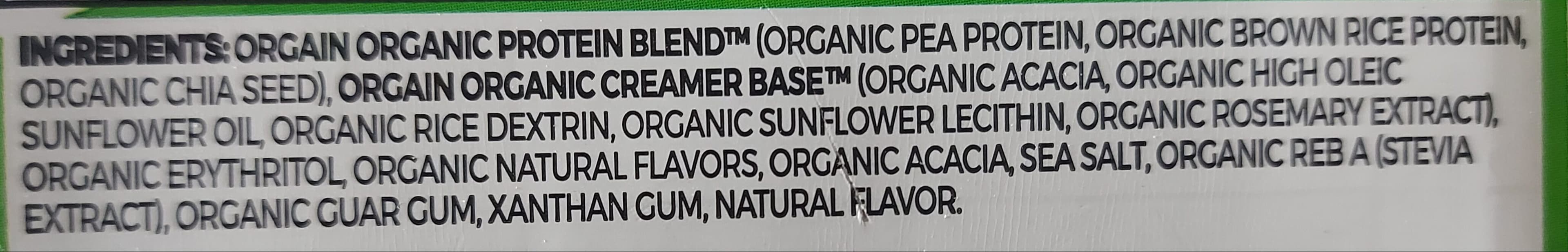 Orgain Organic Protein Protein Powder packshot