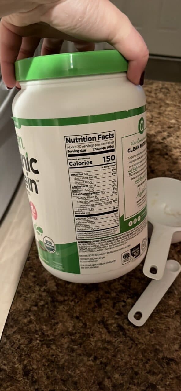 Orgain Organic Protein Protein Powder packshot