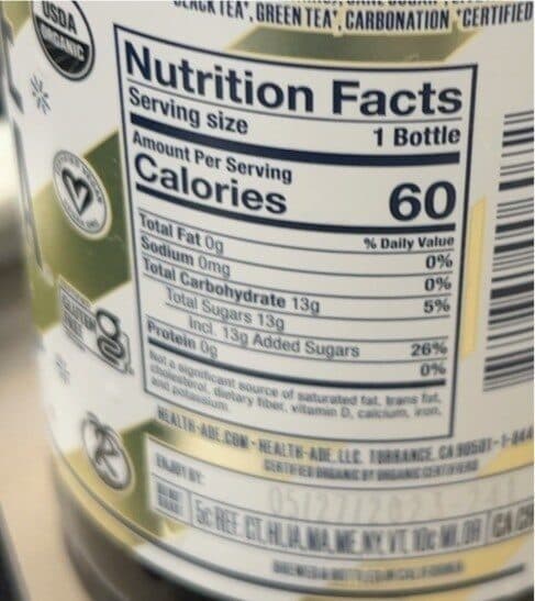 health ade Kombucha Organic Ginger Spice Kombucha packshot