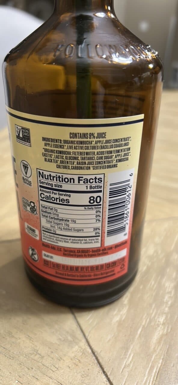 Health-Ade Kombucha Pink Lady Apple packshot