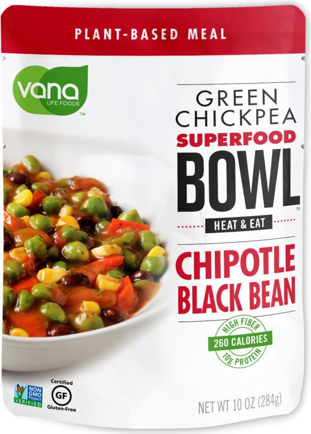 Vana Life Foods Vana Green Chickpea Superfood Bowl packshot