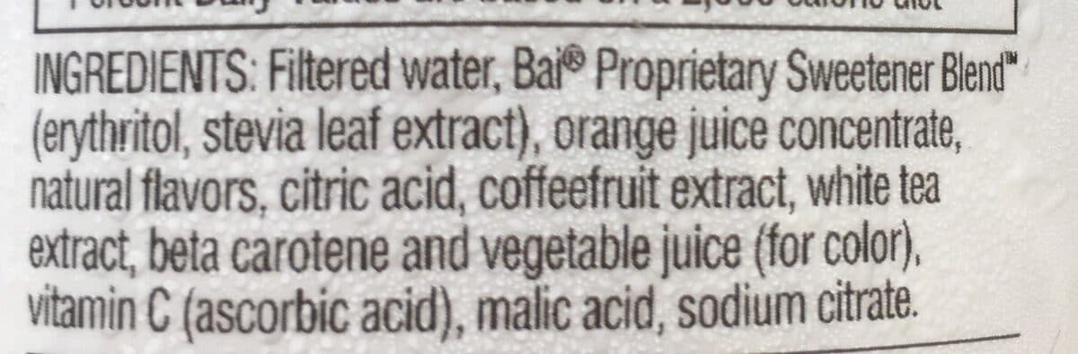 Bai Costa rica clementine packshot