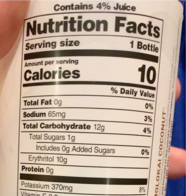 Bai Cocofusion Molokai Coconut packshot