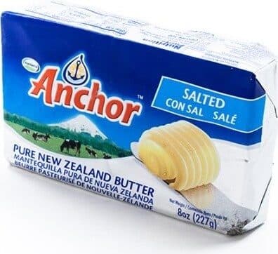 Anchor New zealand butter salted packshot
