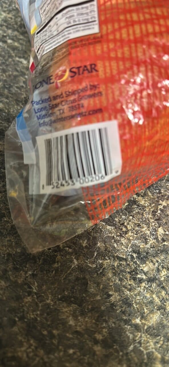 Winter Sweetz Sweet, Tree Ripened Texas Red Grapefruit packshot
