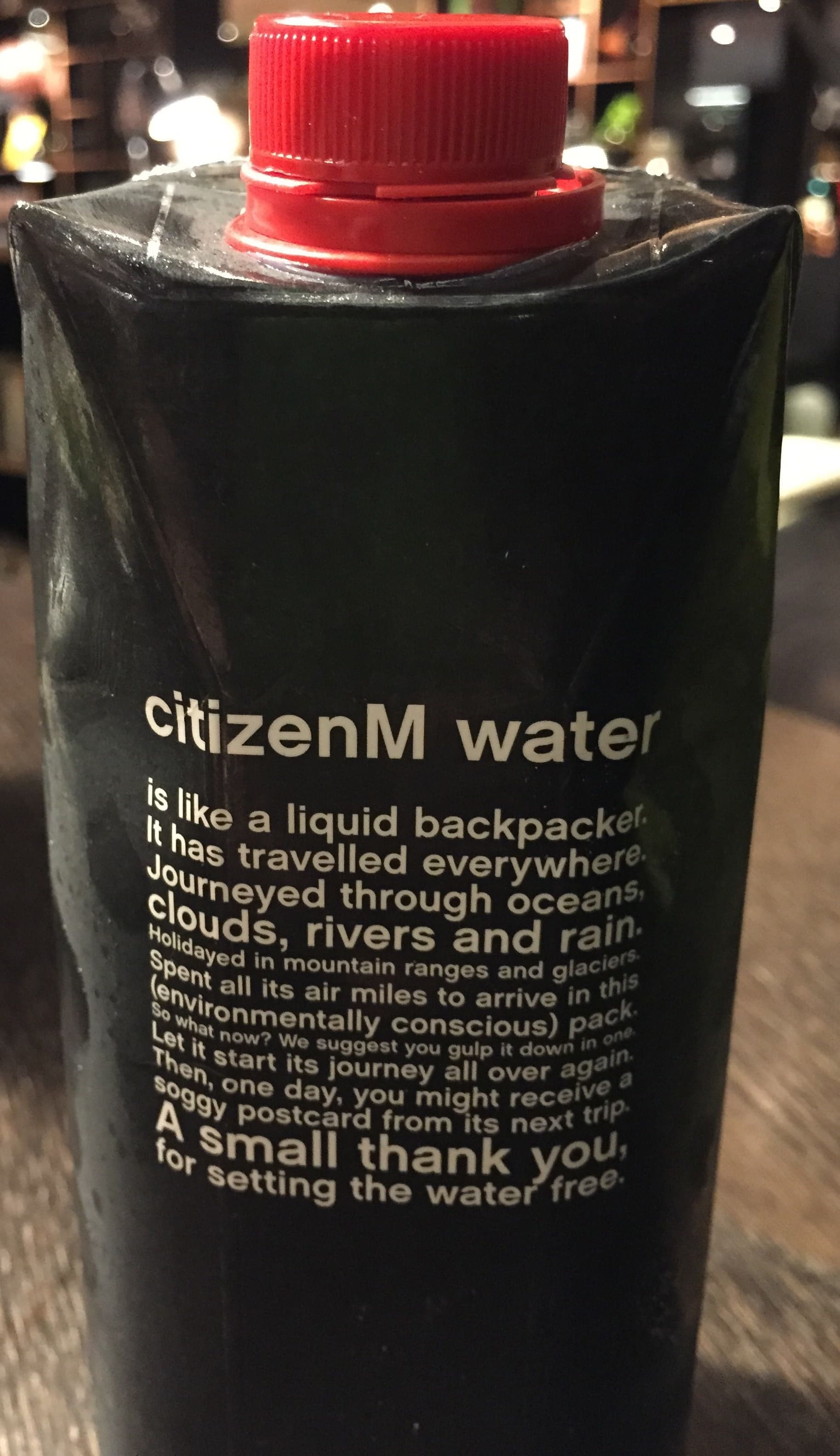 CitizenM CitizenM water packshot