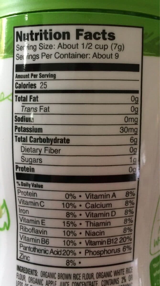 Open Food Facts Organic superfood puffs apple broccoli packshot