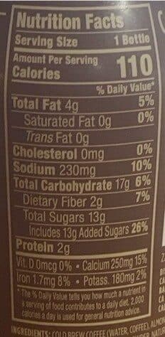 Califia Farms Mocha Cold Brew Coffee With Almondmilk packshot