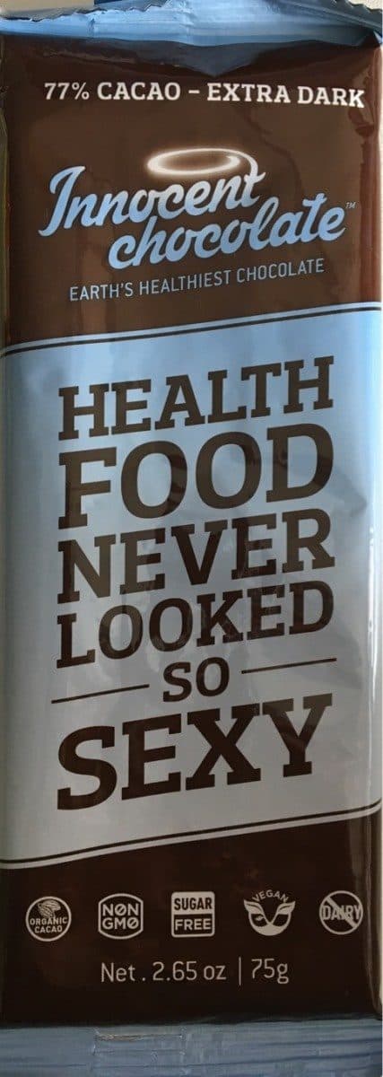 Open Food Facts Innocent Chocolate 77% packshot