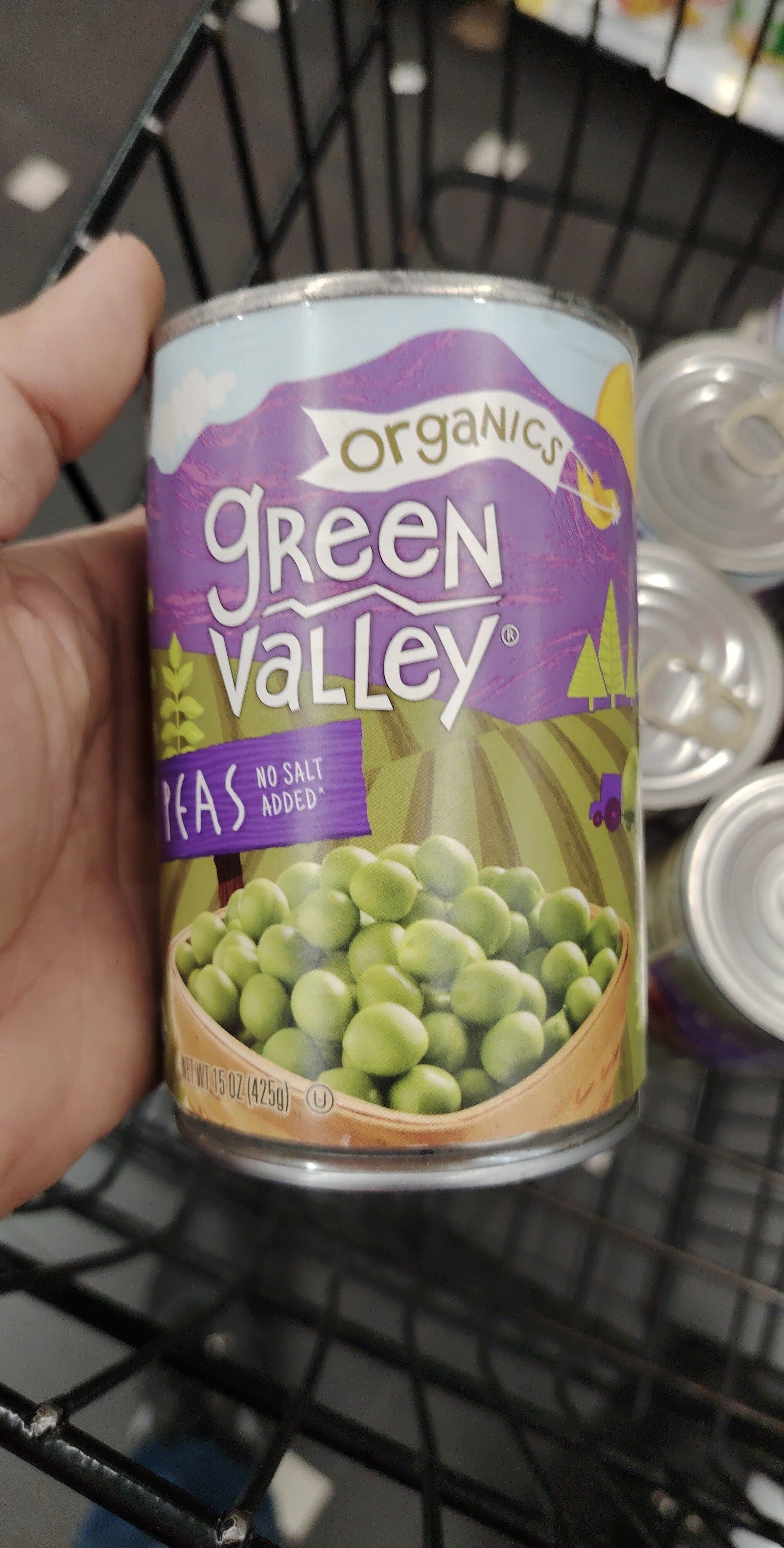 Green Valley Peas vegetal packshot