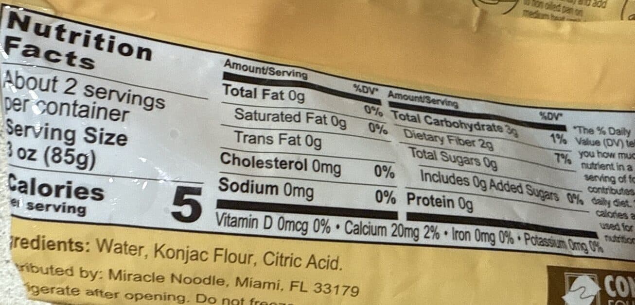 MIRACLE NOODLE angel hair style packshot