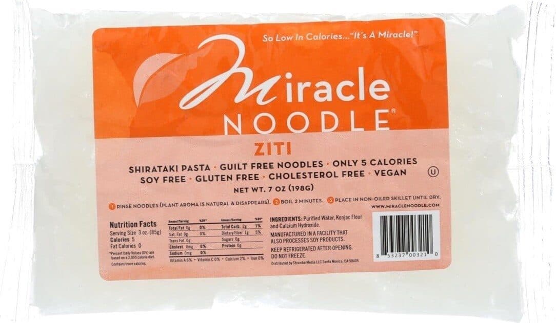 Miracle Noodle Plant Based Noodles, Ziti Style packshot