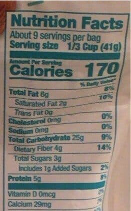 Evoke Coconut cashew modern muesli cereal packshot