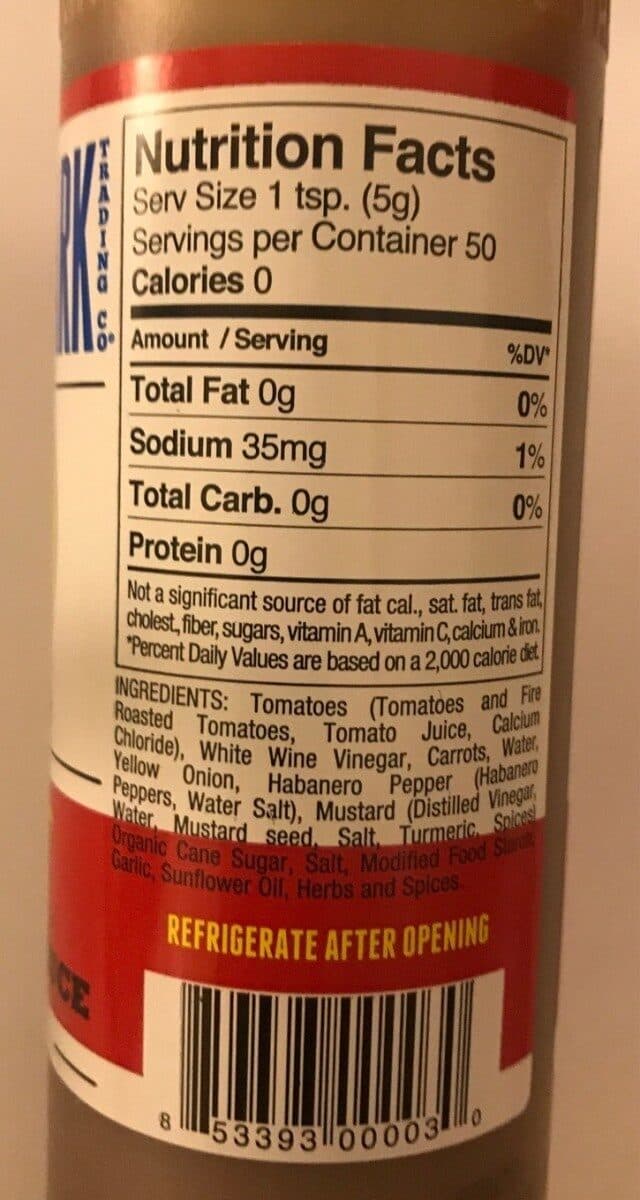 Secret Aardvark Trading Co Aardvark Habanero Hot Sauce packshot
