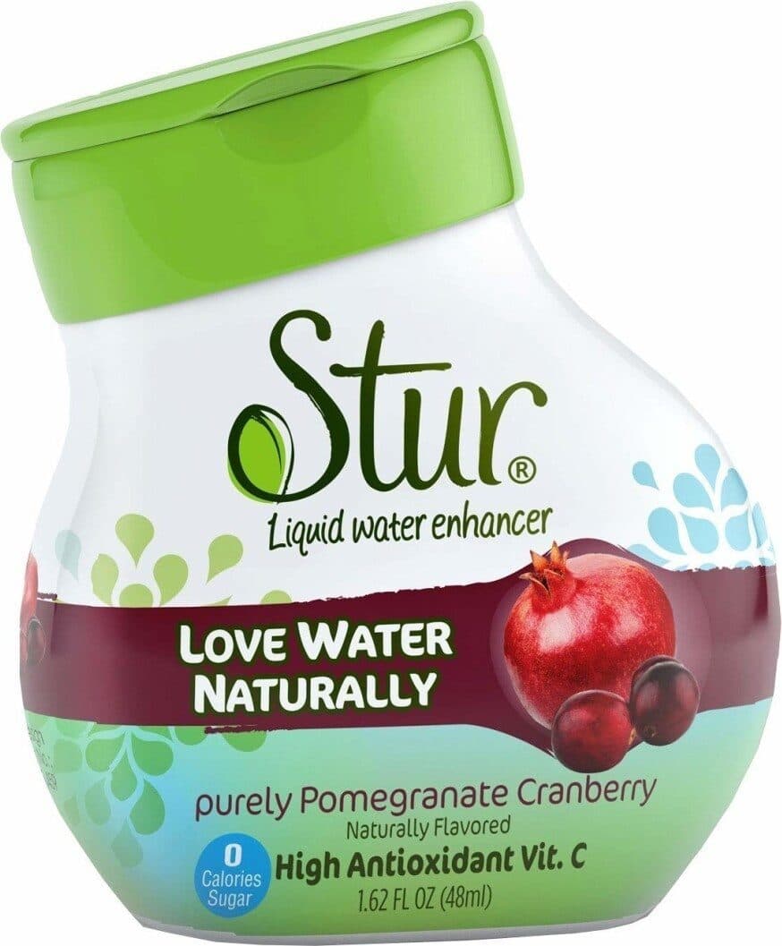 Stur Pomegranate Cranberry flavored Liquid Water Enhancer packshot