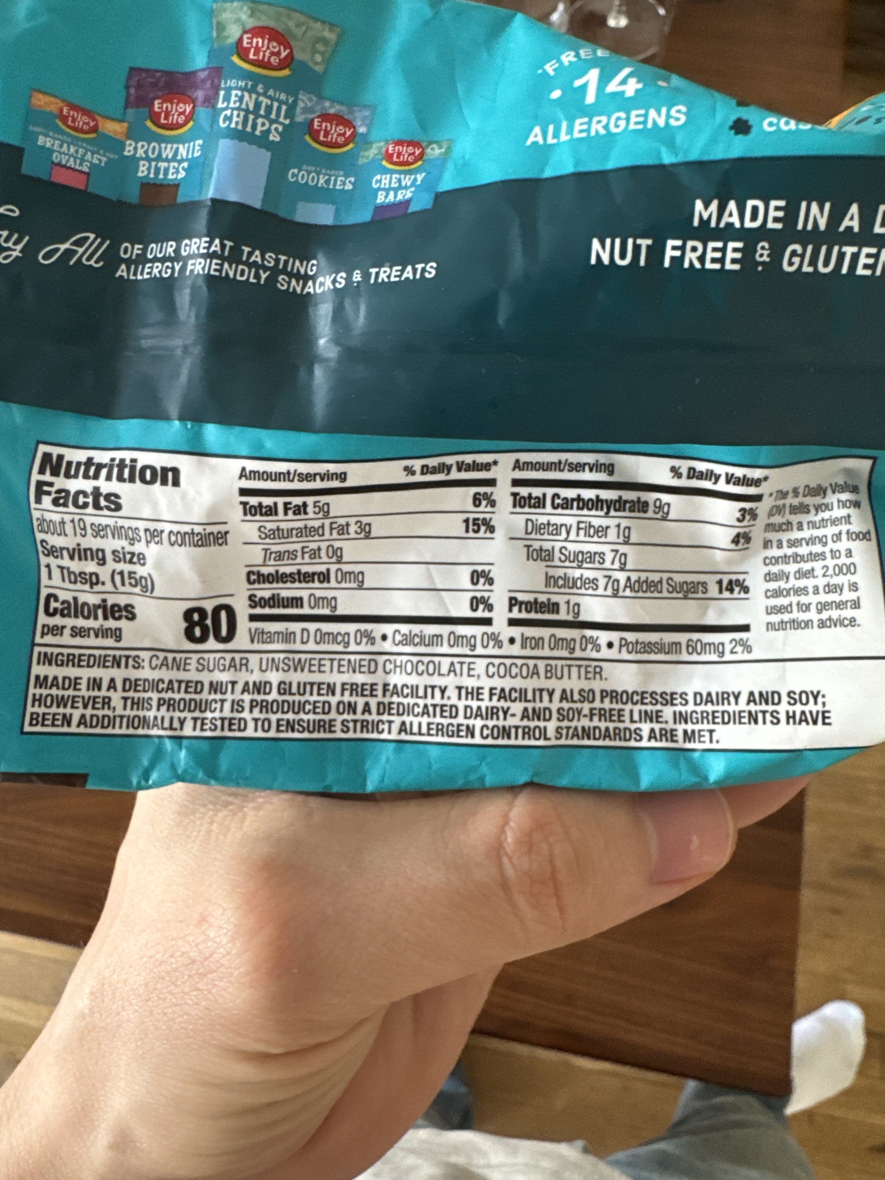 Enjoy Life Mini Chips packshot
