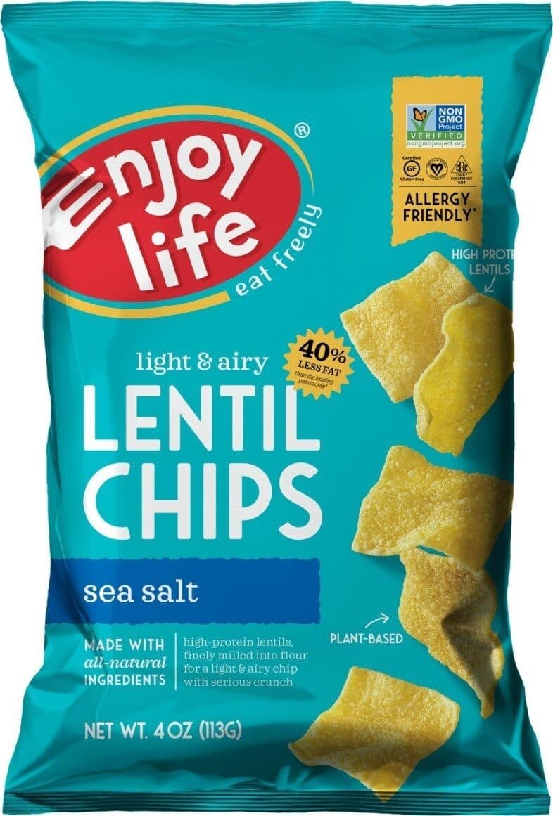 Enjoy Life Lentil Chips Sea Salt packshot