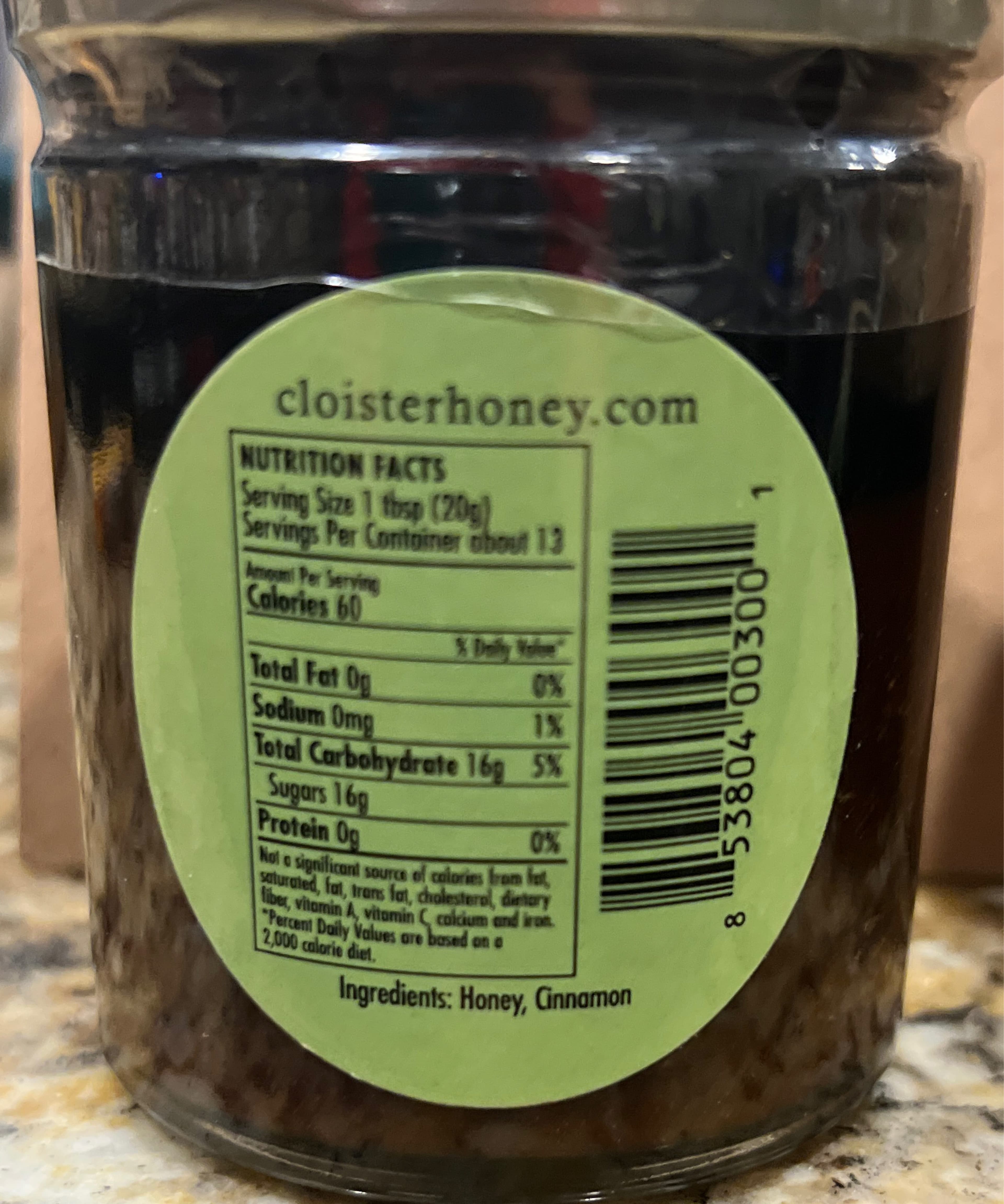 Cloister Honey Whipped Honey with Cinnamon packshot