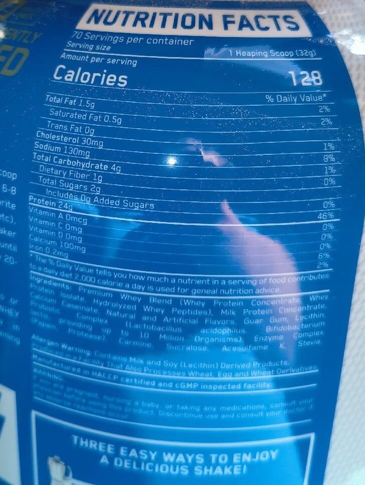 Ever build Nutrition Whey Protein Powder packshot
