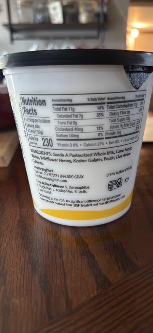 noosa yoghurt packshot