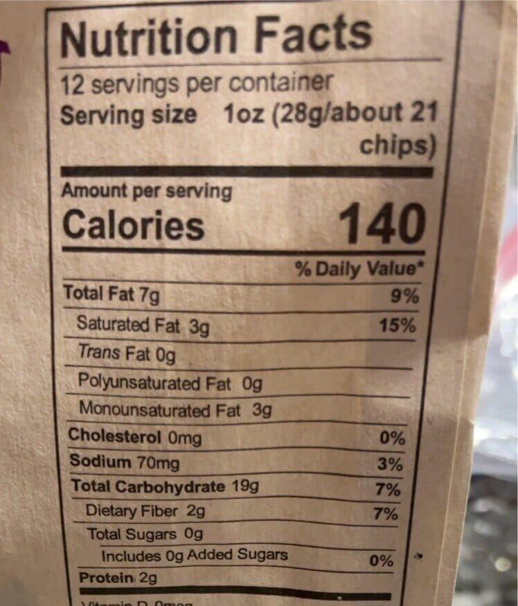 Xochitl Organic Blue Corn Chips packshot