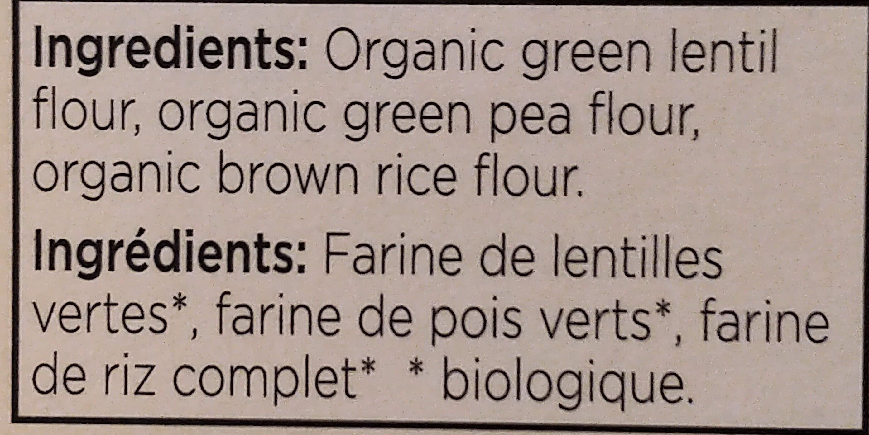 Ethical Foods Sa Organic Green Lentil Penne packshot