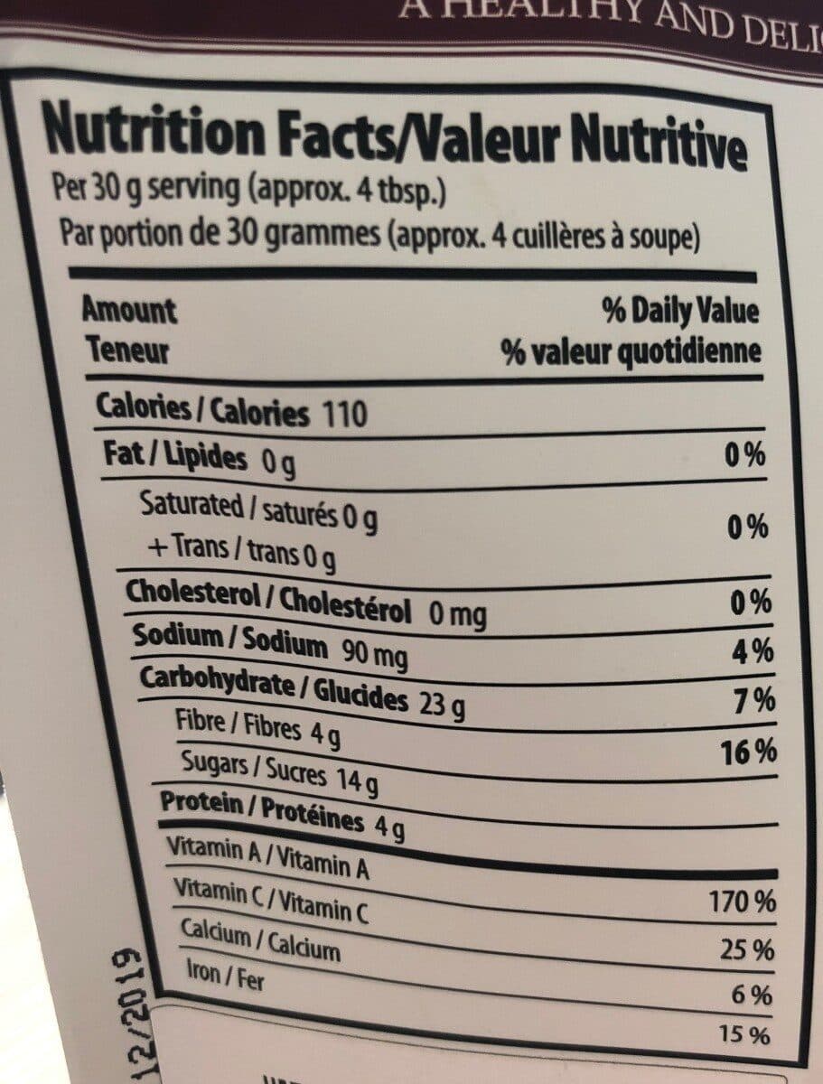 Open Food Facts Baies De Goji packshot