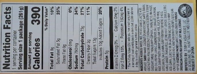 Simply Asia Classic curry singapore street noodles packshot