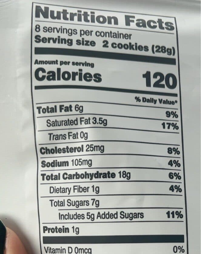 Wow Baking Company Company gluten free cookies packshot