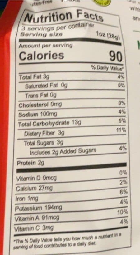 Brads Brads raw chips sweet potato organic packshot