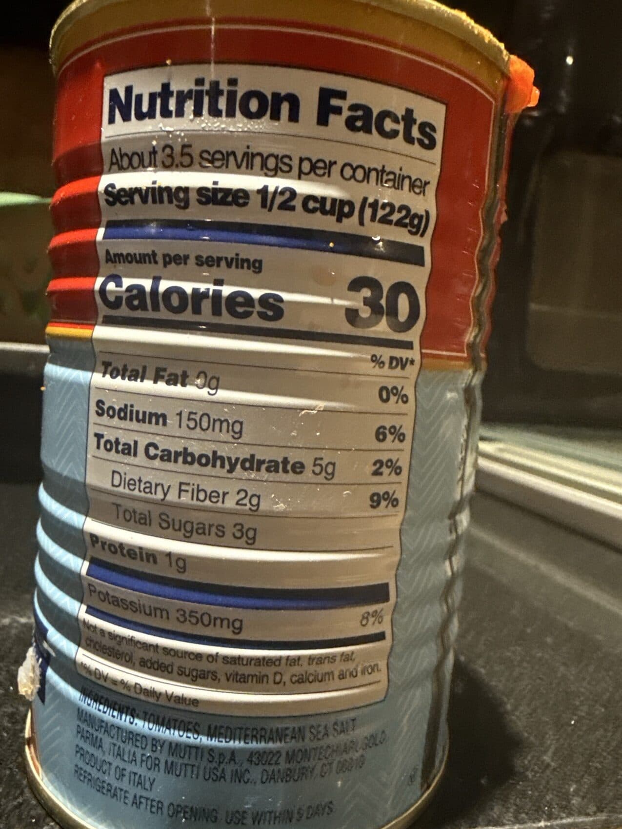 Mutti Finely Chopped Tomatoes Polpa packshot