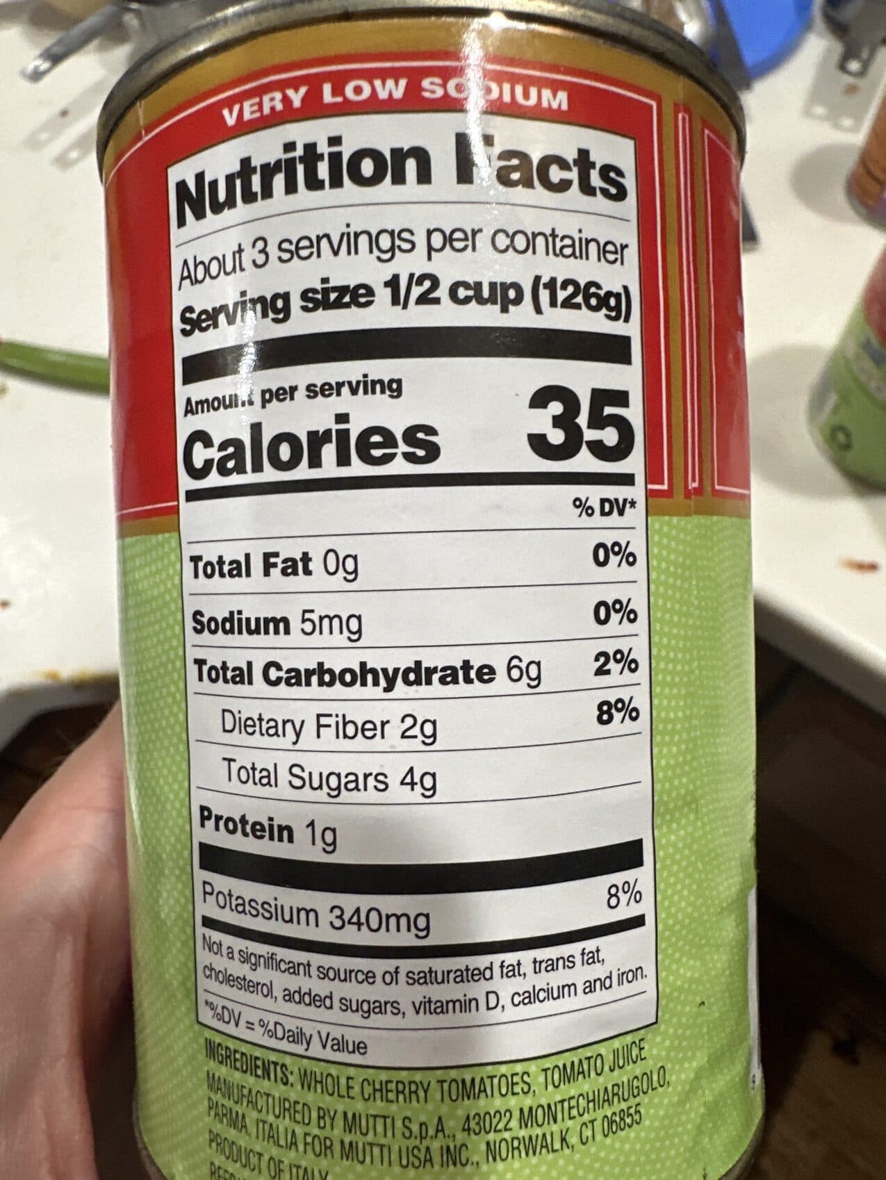 Mutti S.P.A. Cherry Tomatoes packshot