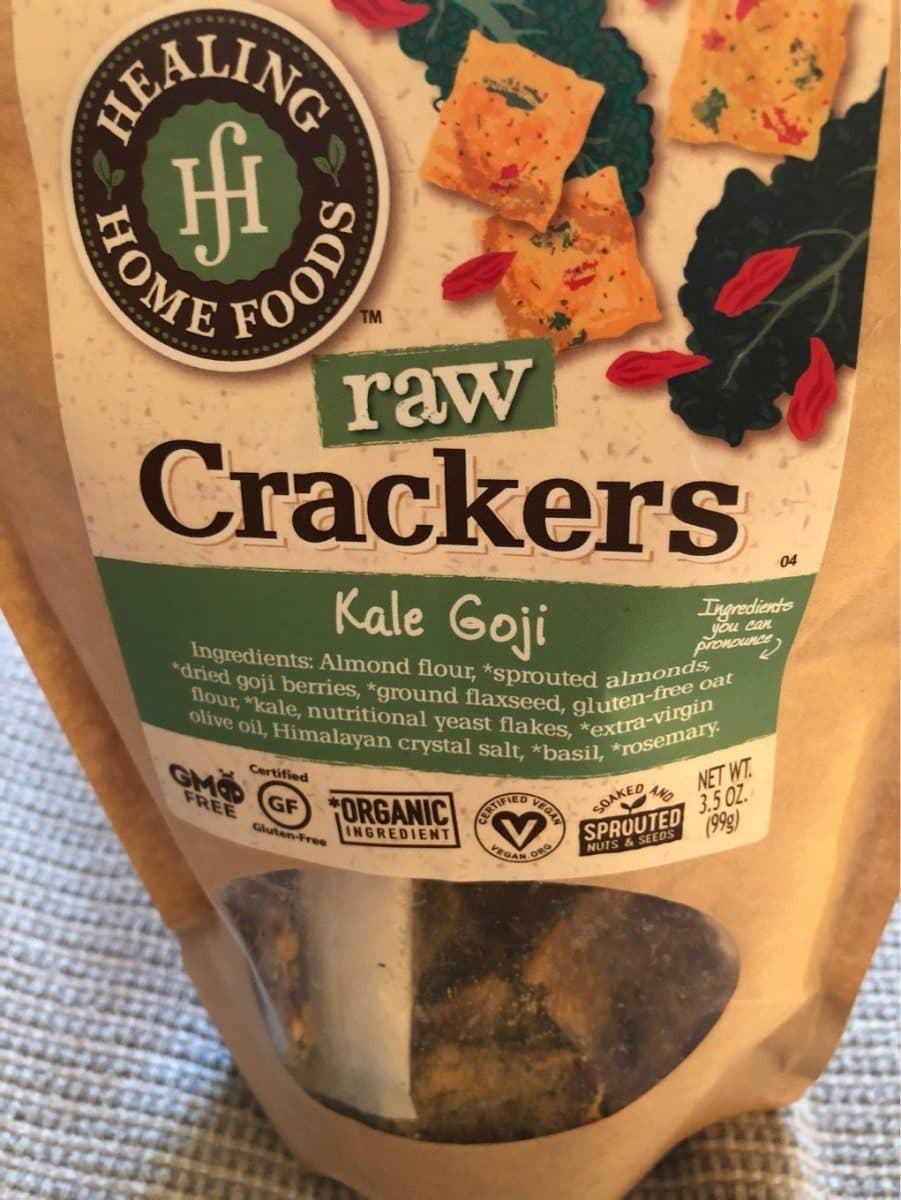 Healing Home Foods Crackers Kale et Goji packshot