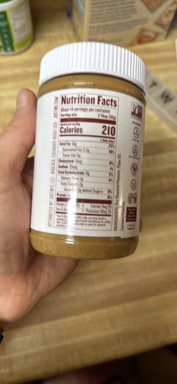 Justin's Peanut Butter Spread packshot