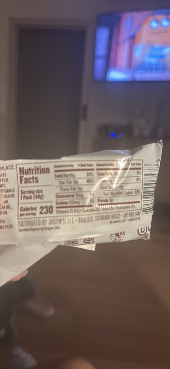 Justine’s White Chocolate Peanut Butter Cups packshot